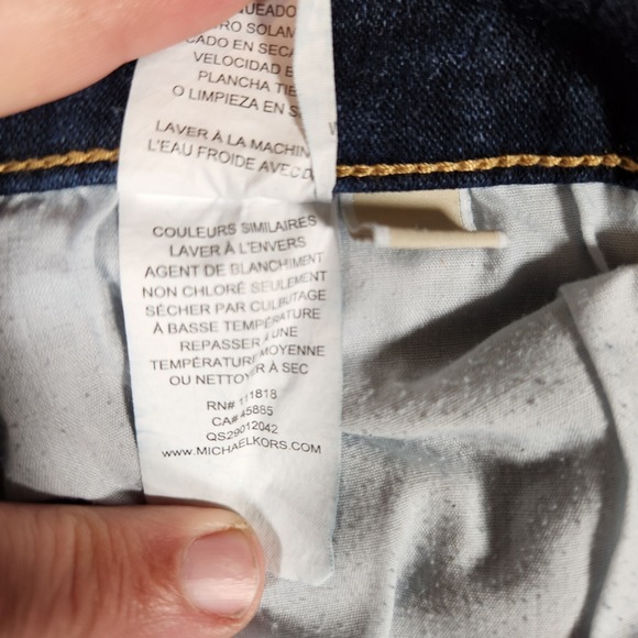 Michael Kors Jeans Women's 4 28X29 Izzy Skinny Mid Rise Ankle Blue - Picture 11 of 16